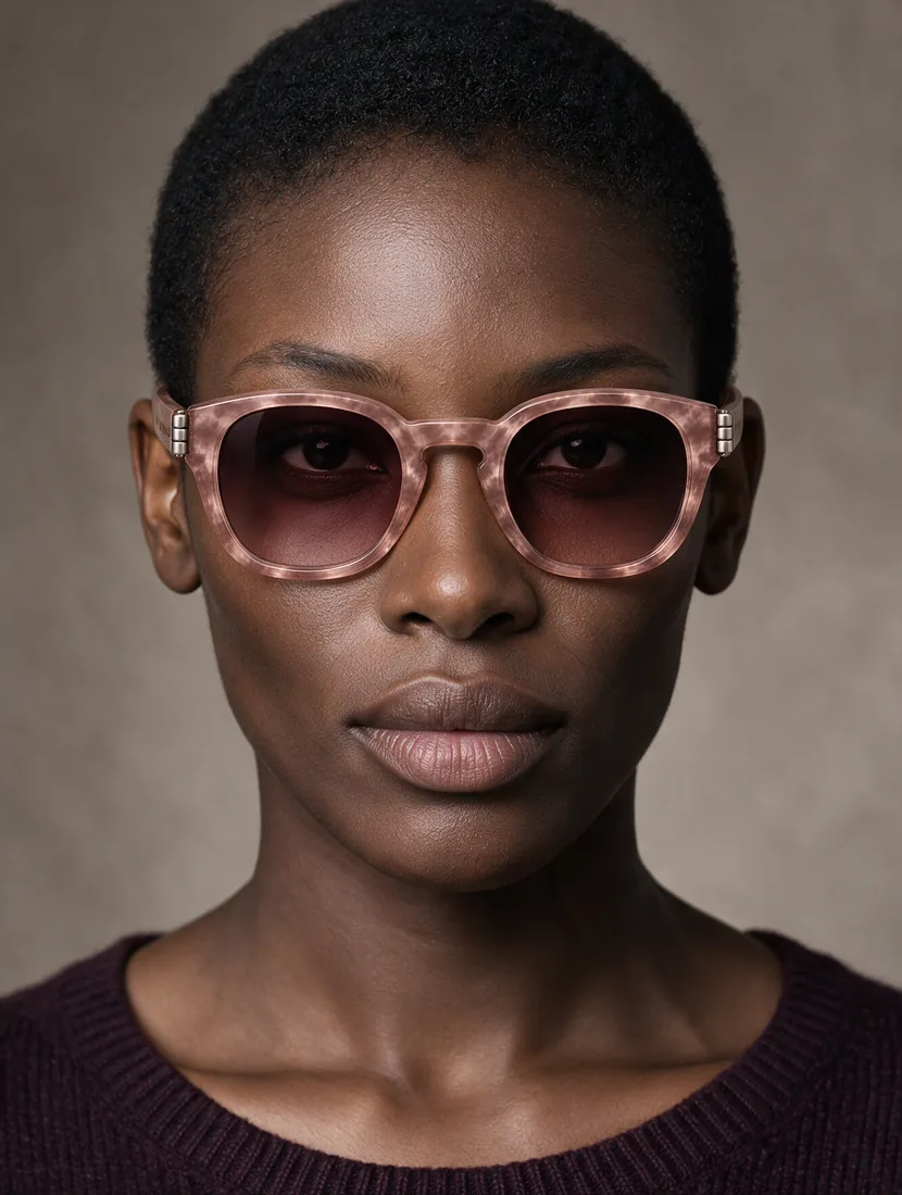 Amara Okoye wearing the CN-05 in Heide Rose