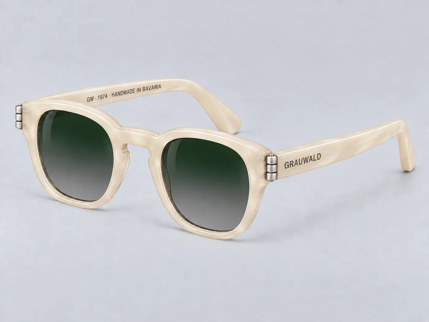 CN-05 in Bein Ivory — bone pearl acetate, three-quarter view